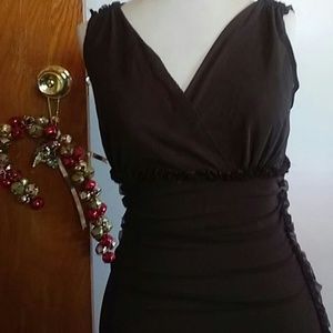 Dark Brown cute light weight top.